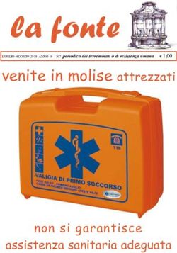 La fonte venite in molise attrezzati - non si garantisce assistenza sanitaria adeguata - La Fonte TV