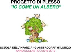 PROGETTO DI PLESSO "IO COME UN ALBERO" - SCUOLA DELL'INFANZIA "GIANNI ...