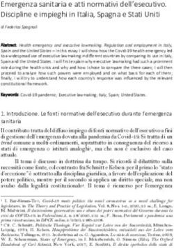 Emergenza sanitaria e atti normativi dell'esecutivo. Discipline e impieghi in Italia, Spagna e Stati Uniti