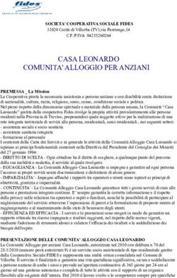 CASA LEONARDO COMUNITA' ALLOGGIO PER ANZIANI - Fides Treviso