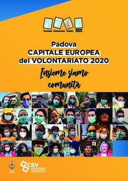 Insieme siamo comunit&agrave; - CAPITALE EUROPEA Padova del VOLONTARIATO 2020 - Padova Capitale Europea del ...