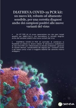 DIATHEVA COVID-19 PCR kit: un nuovo kit, robusto ed altamente sensibile, per una corretta diagnosi anche dei campioni positivi alle nuove ...