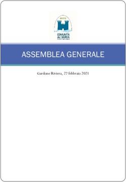 ASSEMBLEA GENERALE Gardone Riviera, 27 febbraio 2021 - Comunit&agrave; del ...