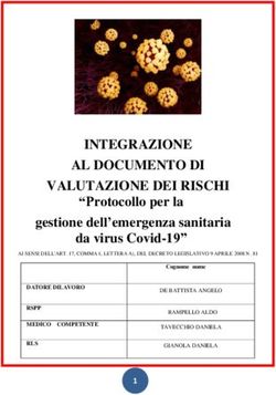 INTEGRAZIONE AL DOCUMENTO DI VALUTAZIONE DEI RISCHI - ICS