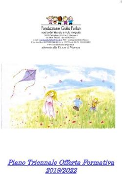Piano Triennale Offerta Formativa 2019/2022 - Fondazione ...