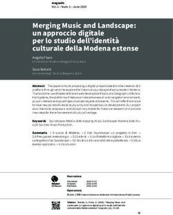 Merging Music and Landscape: un approccio digitale per lo studio dell'identit&agrave; culturale della Modena estense