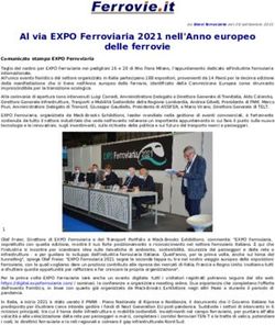 Al via EXPO Ferroviaria 2021 nell'Anno europeo delle ferrovie