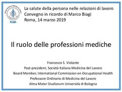 Il ruolo delle professioni mediche