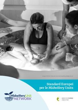 Standard Europei per le Midwifery Units