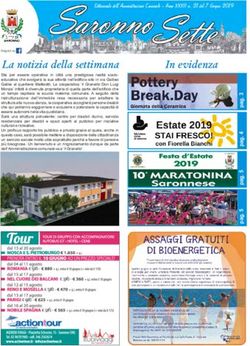 La notizia della settimana - Comune di Saronno