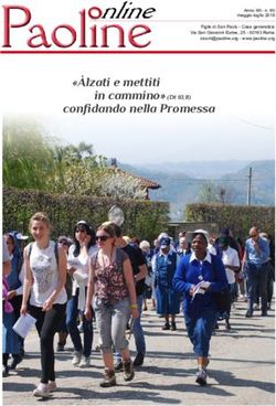"Àlzati e mettiti confidando nella Promessa - in cammino" (Dt 10,11) - figlie di san paolo