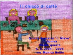 Il chicco di caffè - A. S. 2004 - 2005 Ins. Monica Bellin Scuola Primaria "I. Nievo" Spinea Classe quarta
