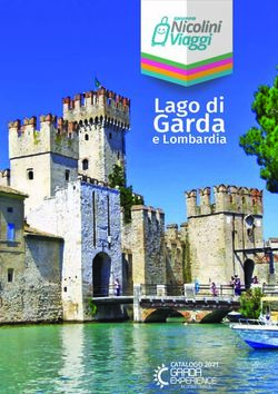 Garda e Lombardia - CATALOGO 2021 - Gruppo Nicolini Viaggi