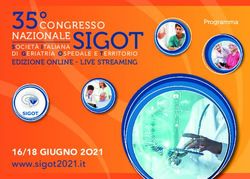 NAZIONALE SIGOT 35 CONGRESSO - 16/18 GIUGNO 2O21 - SIGOT 2021