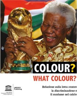 COLOUR? WHAT COLOUR? Relazione sulla lotta contro la discriminazione e il razzismo nel calcio - Juventus.com