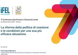 La riforma della politica di coesione e le condizioni per una sua pi&ugrave; efficace attuazione - Francesco Monaco - Fondazione IFEL
