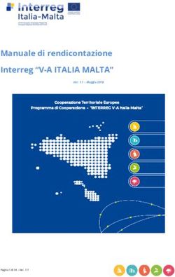Manuale di rendicontazione Interreg "V-A ITALIA MALTA"