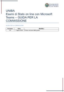 UNIBA Esami di Stato on line con Microsoft Teams - GUIDA PER LA - GUIDA PER LA COMMISSIONE
