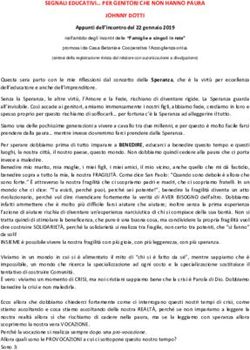 SEGNALI EDUCATIVI PER GENITORI CHE NON HANNO PAURA JOHNNY DOTTI