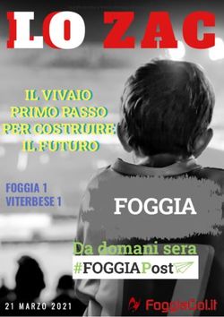 LO LO ZAC - FOGGIA Da domani sera - FoggiaGol