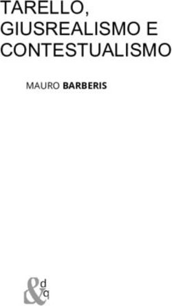 TARELLO, GIUSREALISMO E CONTESTUALISMO - MAURO BARBERIS