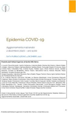 Epidemia COVID-19 Aggiornamento nazionale 2 dicembre 2020 - ore 11:00 - Epidemia ...