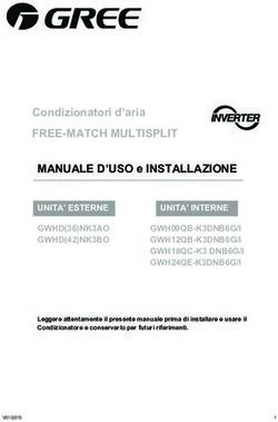 Condizionatori d'aria - FREE-MATCH MULTISPLIT MANUALE D'USO e INSTALLAZIONE