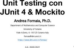 Unit Testing con JUnit 4 & Mockito - Andrea Fornaia, Ph.D. Department of Mathematics and Computer Science - DMI Unict
