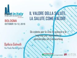 IL VALORE DELLA SALUTE, LA SALUTE COME VALORE - Opificio Golinelli Via Paolo Nanni Costa, 14 - Cluster Alisei