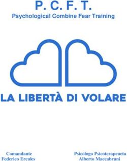 P. C. F. T. PSYCHOLOGICAL COMBINE FEAR TRAINING - COMANDANTE PSICOLOGOPSICOTERAPEUETA FEDERICOERCULES ALBERTOMACCABRUNI - CORSO PAURA DI VOLARE