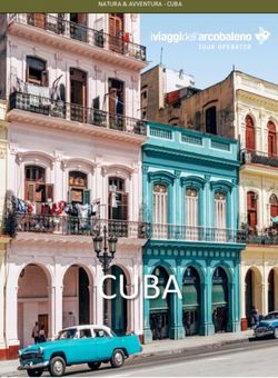 CUBA - NATURA E AVVENTURA BY YLENIA NATURA & AVVENTURA - CUBA - I Viaggi Dell ...