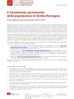 Il Censimento permanente della popolazione in Emilia-Romagna