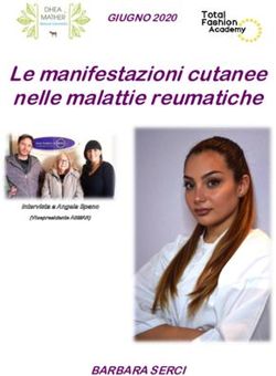 Le manifestazioni cutanee nelle malattie reumatiche - BARBARA SERCI - GIUGNO 2020 - Dhea ...