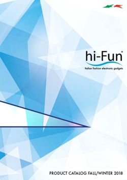 PRODUCT CATALOG FALL/WINTER 2018 - hi-Fun