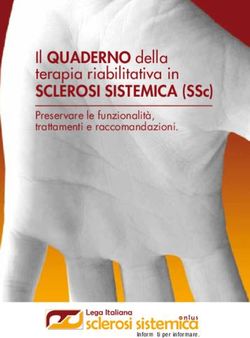 IL QUADERNO DELLA TERAPIA RIABILITATIVA IN SCLEROSI SISTEMICA (SSC) - PRESERVARE LE FUNZIONALITÀ, TRATTAMENTI E RACCOMANDAZIONI.
