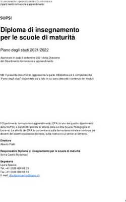 Diploma di insegnamento per le scuole di maturit&agrave; - SUPSI