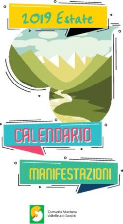 2019 Estate - Calendario - Comunità Montana Sondrio