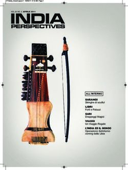 INDIA PERSPECTIVES - ALL'INTERNO