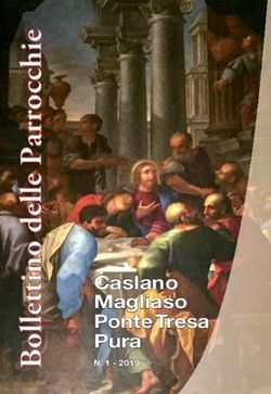 Caslano Magliaso Ponte Tresa Pura - N. 1 2019 - Comune di Magliaso