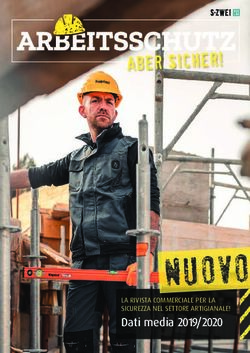 NUOVO Dati media 2019/2020 - LA RIVISTA COMMERCIALE PER LA SICUREZZA NEL SETTORE ARTIGIANALE! - SZwei Verlag | Arbeitsschutz