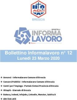 Bollettino Informalavoro n 12 - Lunedì 23 Marzo 2020