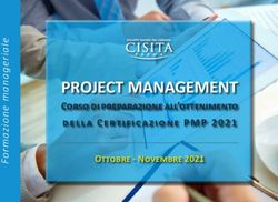 PROJECT MANAGEMENT Corso di preparazione all'ottenimento della Certificazione PMP 2021 - Cisita Parma