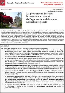 L'agriturismo in Toscana: la situazione a tre anni dall'approvazione della nuova normativa regionale