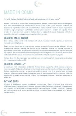 MADE IN COMO - affidati a wellness como