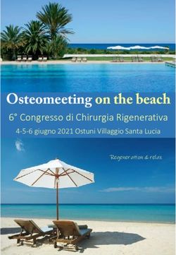 Osteomeeting on the beach - 6 Congresso di Chirurgia Rigenerativa 4-5-6 giugno 2021 Ostuni Villaggio Santa Lucia