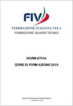 NORMATIVA CORSI DI FORMAZIONE 2019 - FEDERAZIONE ITALIANA VELA FORMAZIONE QUADRI TECNICI - Federvela