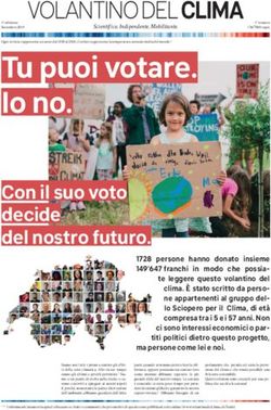 Tu puoi votare. Io no - Klimablatt