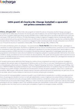 1.694 punti di ricarica Be Charge installati e operativi nel primo semestre 2021