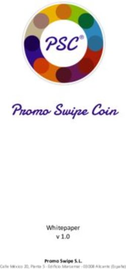 Promo Swipe Coin - Whitepaper v 1.0 Promo Swipe S.L.