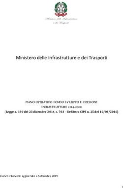 Ministero delle Infrastrutture e dei Trasporti - PIANO OPERATIVO FONDO SVILUPPO E COESIONE INFRASTRUTTURE 2014-2020